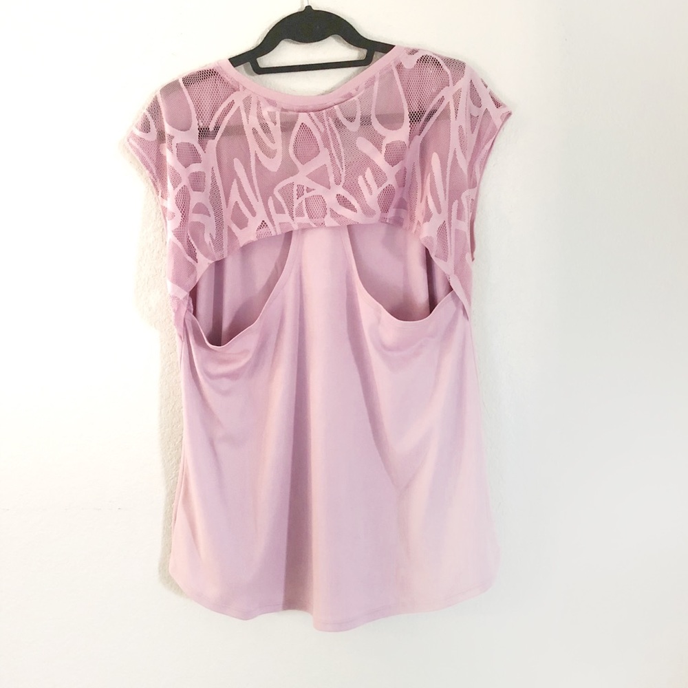 Xersion Studio Lace Back Tee